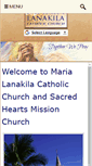Mobile Screenshot of marialanakila.org